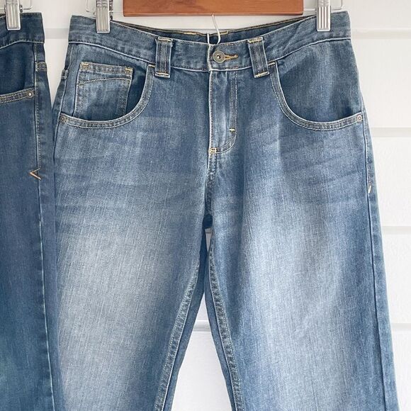 Cat & Jack & Wrangler Boys Straight Husky Size Jeans 10H Husky Like New - Picture 10 of 16